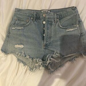 Agolde Parker denim shorts